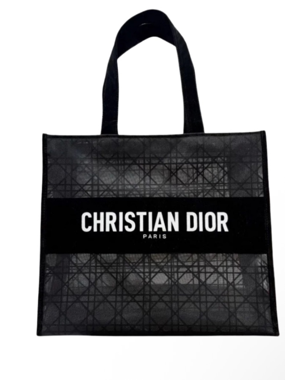 Dior Black Logo Tote Bag GWP